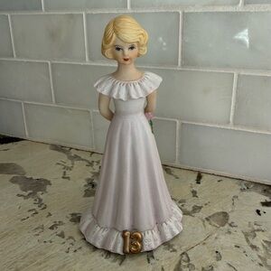 Enesco Porcelain 13th Birthday Figurine